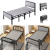 3FT Single Folding Bed Home Office Guest Bed Platform with Headboard Footboard