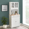 Kitchen Pantry Cabinet Freestanding Buffet Cupboard W/ Adjustable Shelf & Drawer