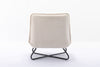 Modern Lounge Chair Sleeper Sofa Living Room Cinema Armless Chair White