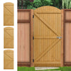 Durable Garden Wooden Gate Pedestrian Gate Pine Wood Gate 152/183cm Height