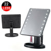5X 22 LED MAGNIFYING TOUCH SCREEN LIGHT MAKE-UP COSMETIC TABLETOP VANITY MIRROR
