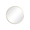 Round Framed Wall Mirror Vanity Gold Decoration Bedroom Hallway 40/50/60/70/80