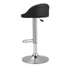 2 Pieces Upholstered Swivel Stool Adjustable Height Chair Office Desk Bar Stool