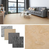 Stylish Stone Pattern Self-adhesive PVC Flooring Planks Floor Tile Home 24 pcs