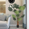 150cm Realistic Tropical Tree Artificial Potted Plant Monstera Leaf Home Garden