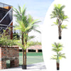 Large Artificial Tree Palm Foliage Green Potted Plant Outdoor Home Office Decor