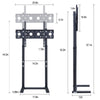 Floor TV Stand with Mount Sturdy Base Large Teaching Screen To 100" LCD OLED TVs