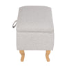 Modern Storage Footstool Ottoman Blanket Box Seat Pouffe Toy Box Door Shoe Stool