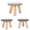 Small Square/Round Footstool Pouffe Sofa Stool Chair Velvet Fabric Padded Seat