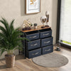 6-Drawer Dresser Storage Tower Fabric Storage Chest Organizer Unit Anti-toppling