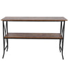 2‑Tier Narrow Console Table Sofa Side Table w/Storage Shelf Entryway Hallway