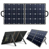 Suaoki 100W Foldable Dual-Port Solar Panel 10 In 1 Connector Cable Camping UK