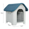 Dog Cat Kennel Portable Durable Plastic Small Medium Pet Outdoor Garden Shelter