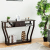 Console Table Modern Entryway Accent Table Wood Narrow Hall Desk Sofa Side Table