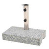 Parasol Base Granite Outdoor Umbrella Stand Holder Rectangular/Round