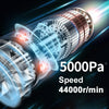 Mini Car Vacuum Cleaner Wireless Handheld Auto Vaccum 5000Pa Suction For Home