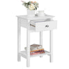 Bedside Table Nightstand Side Table Bedside Cabinet Storage Unit with Drawers