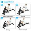 Household Foldable LCD Rowing Machine Magnetic Resistance Rower Home Gym Fitness
