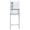 Over-The-Toilet Storage Cabinet 4-Tier Washing Machine Rack W/Adjustable Shelves