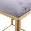 Nordic Style Dressing Table Stool Dresser Chair Vanity Makeup Seat Velvet Padded