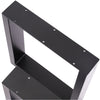 2PCS INDUSTRIAL STEEL TABLE LEGS CABINET CHAIR DESK METAL LEGS SET BlLACK UNITS