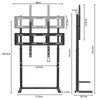 Floor TV Stand with Mount Sturdy Base Large Teaching Screen To 100" LCD OLED TVs