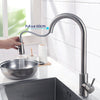 360° Kitchen Sink Mixer Taps Pull Out Spout Spray Single Lever Modern Mono Tap