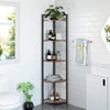 5-Tier Vintage Ladder Shelf Bookcase Storage Rack Stand Plants Display Bookshelf