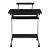 PC Computer Desk Writing Study Table Office Home Workstation on Wheels Furniture