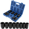 8pcs 3/4 Inch Drive Deep Impact Socket Set 24-38mm Drive Shaft Socket UK