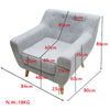 Retro/Vintage Tub Accent Chair Upholstered Padded Armchair Lounge Fabric Sofa UK