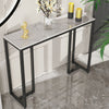 Rectangular Marble Console Table Side Table End Table Narrow Bar Table Stand