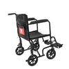 Lightweight Transit Folding Travel Wheelchair Portable Brakes Comfortable Carry