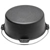 Pre-seasoned Cast Iron Dutch Oven Stockpot Camping Stew Pots w/ Lid Lifter Stand