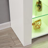 Modern High Gloss Sideboard Storage Cabinet Cupboards Furniture RGB LED Lights