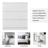 White / Black Chest of Drawers Bedside Table Nightstand 3 Drawer Cabinet Bedroom