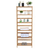 6-Layer Ladder Shelf Bookshelf Bookcase Adjustable Shelves Plant Storage Home