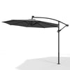 3(m) LED Cantilever Parasol Outdoor w/ Fairy Solar Lights Garden Banana Umbrella