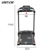 Folding Electric Treadmill Running Machine Walking Pad Incline Home Gym Fitness