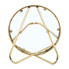 Large 45cm Round Table Side Table Glass Coffee Harpin Circular Indoor LivingRoom