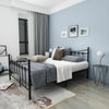 Panana 4ft Small Double & 4ft 6 Double Classic Metal Bed Frames in Black/White