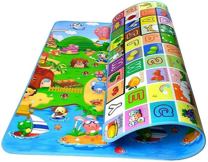 200cm X180 cm Play Mat 2 Sided Kids Crawling Educational Soft Foam Picnic Carpet
