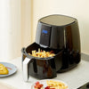 3.8L Black Air Fryer Power Oven Cooker LED Touch Oil Free Low Fat Frying New