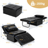 Foldable Sofa Bed 4-In-1 Convertible Sleeper Sofa Chair Adjustable Sofa Recliner