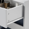 Dressing Table White Vanity Set Makeup Desk with Stool Mirror Drawer LED Lights