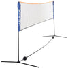 Portable Badminton Net Set with Folding Poles Stand Indoor Outdoor Garden Beach