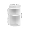 3 Tier Table Corner Shelf Bookshelf Storage Unit Corner Bookcase Space Saving