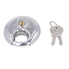 Heavy Duty Round Discus Shackle Padlock 304 Stainless Steel With 72 Keys (70mm)