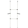 Telescopic Wardrobe Organizer Heavy Duty Movable Hanging Rail Garment Rack UK