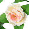 2 x8Ft Artificial Fake Silk Rose Flower Ivy Vine Garland Wedding Party 9 Colours